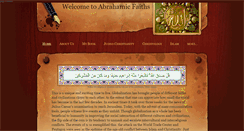 Desktop Screenshot of abrahamicfaiths.net